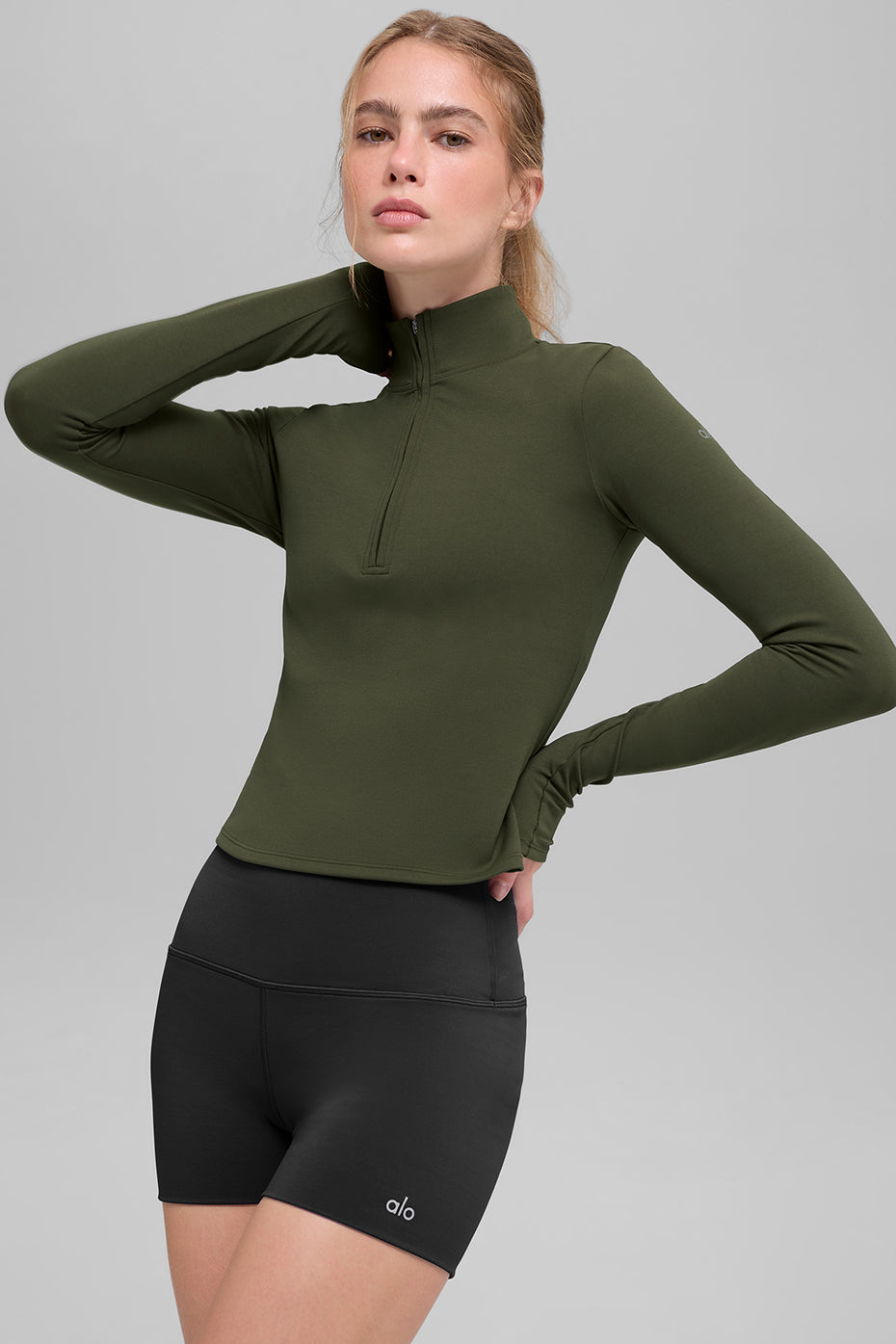 PULL à manches longues ALO Softsculpt Precision 1/4 Zip "RUPTURE DE STOCK"
