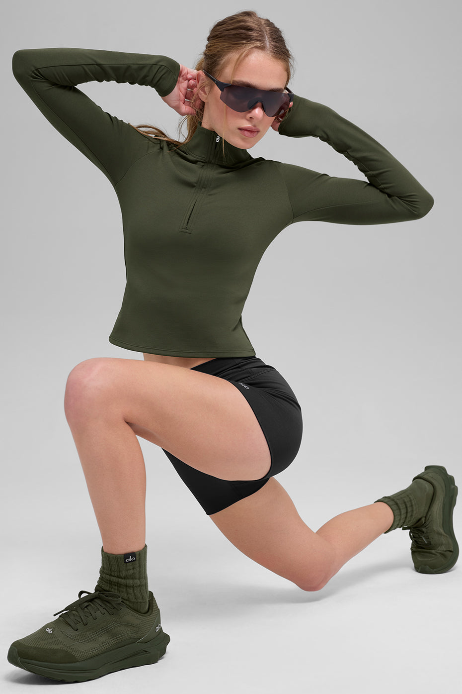 PULL à manches longues ALO Softsculpt Precision 1/4 Zip "RUPTURE DE STOCK"