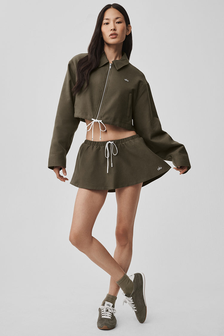 Cropped Fan Favorite Full Zip Jacket "new"