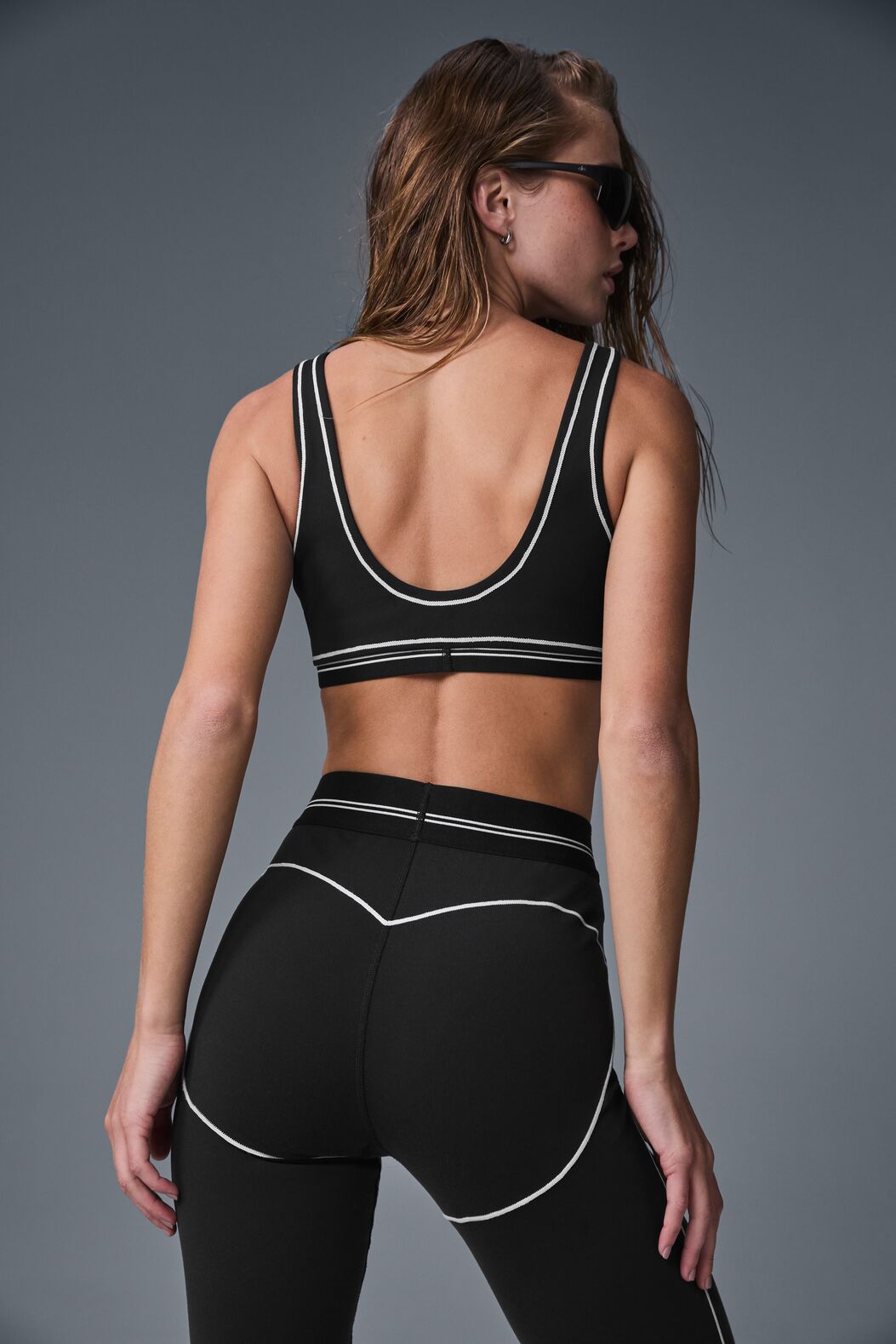 Heart Throb Airbrush Bra - Black