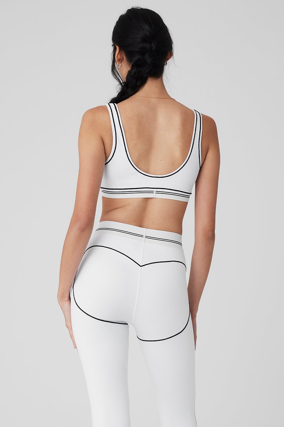 Heart Throb Airbrush Bra - White