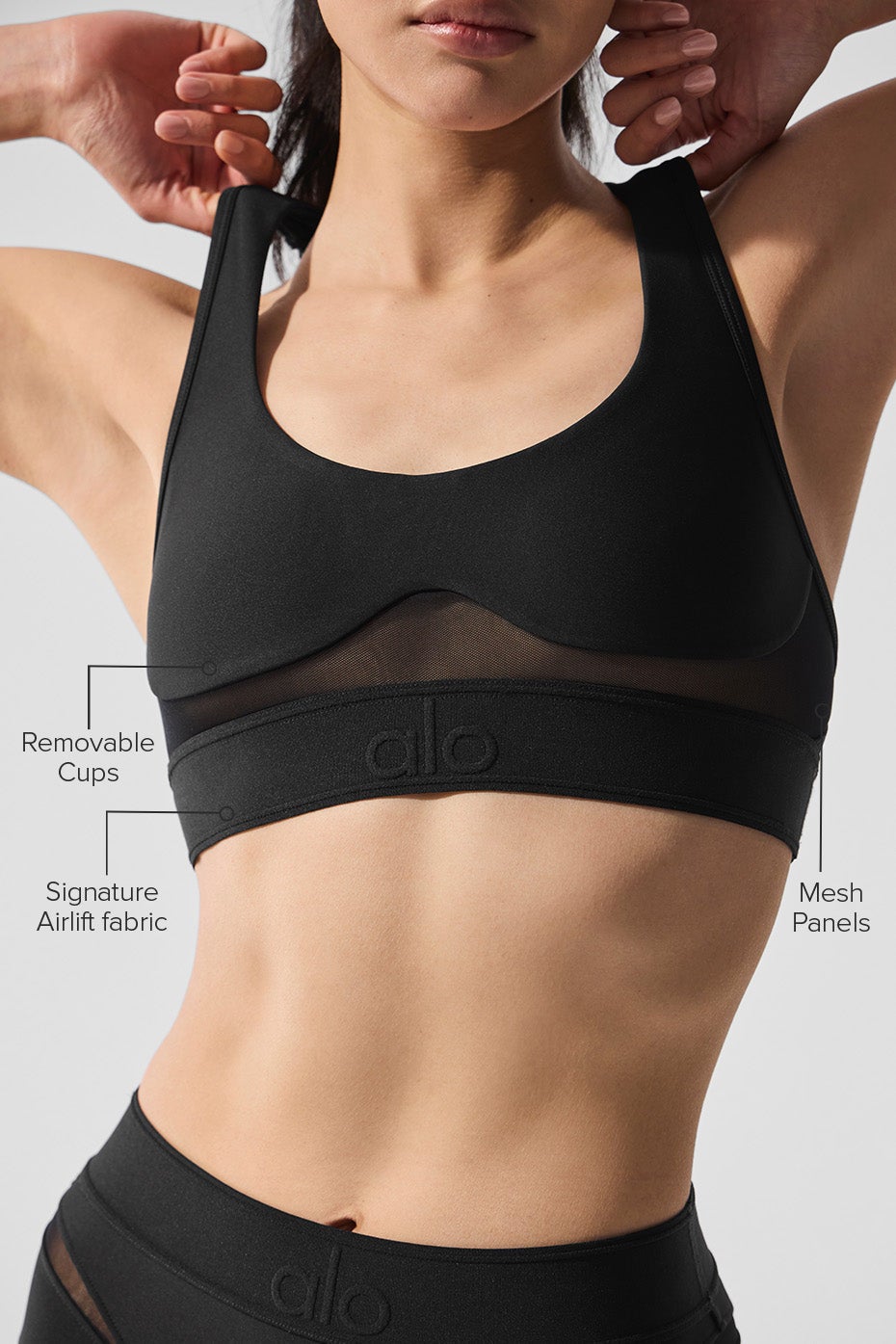 Soutien-gorge Airlift Rebel - Noir