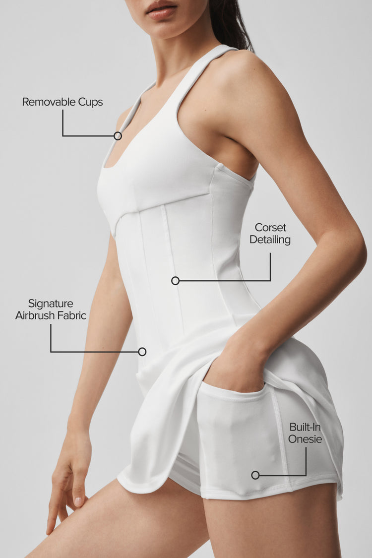 dress tenis Airbrush Sparks Fly Corset "new"