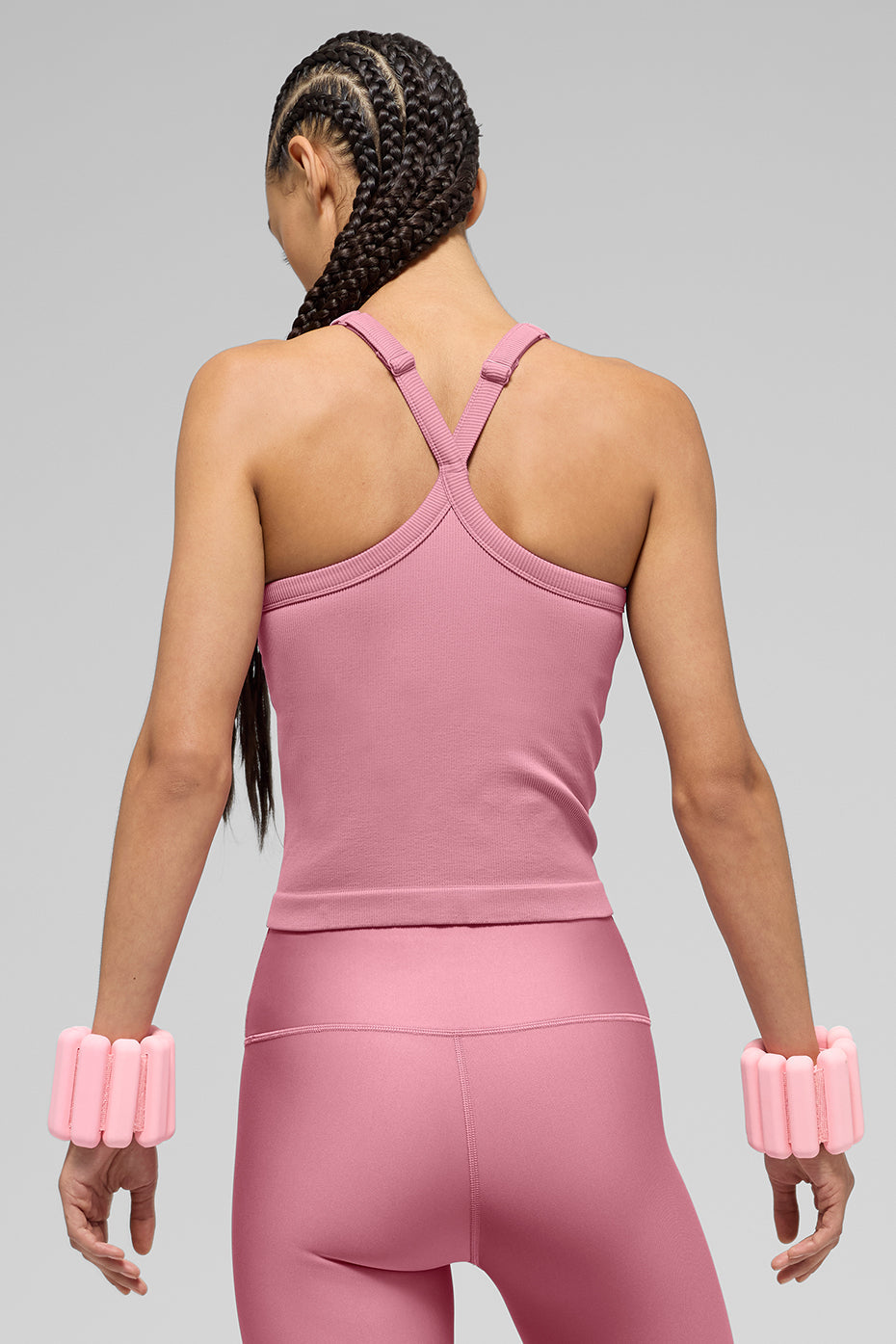 Débardeur soutien-gorge-  côtelé sans coutures